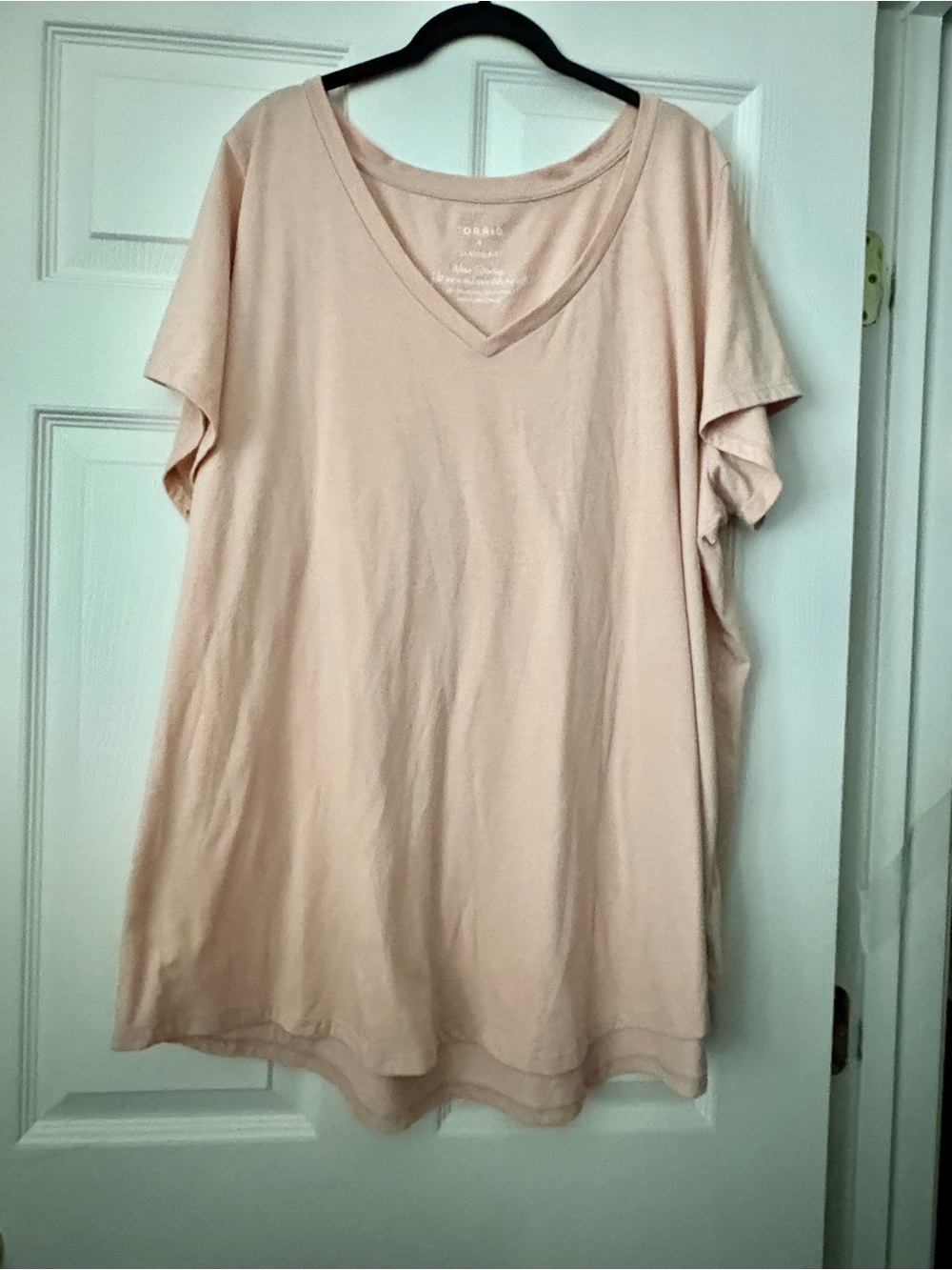 Torrid Girlfriend Tee - color: blush SOLD OUT SIZE 4 NWT